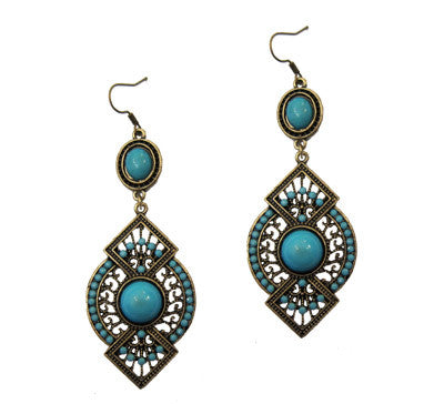 Blue Vintage Earings