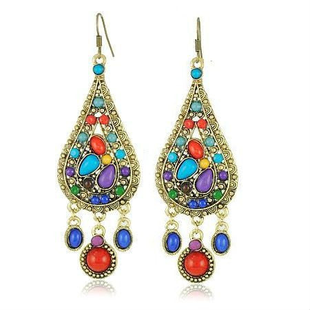 Water drop Vintage Earings